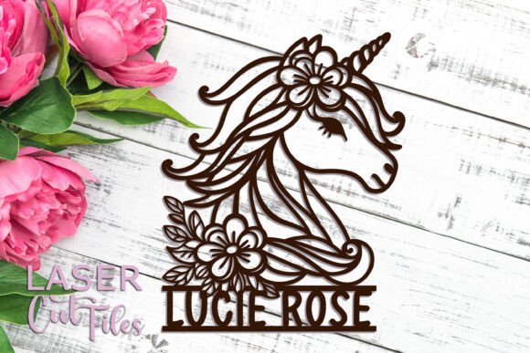 Download Unicorn Name Sign Svg LASER Cut - Unicorn name sign svg Collection