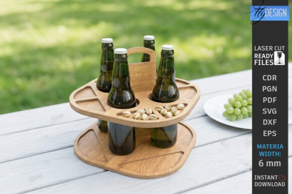 Download Outdoor Beer Picnic Table Laser Cut |CNC - Premium Bundle