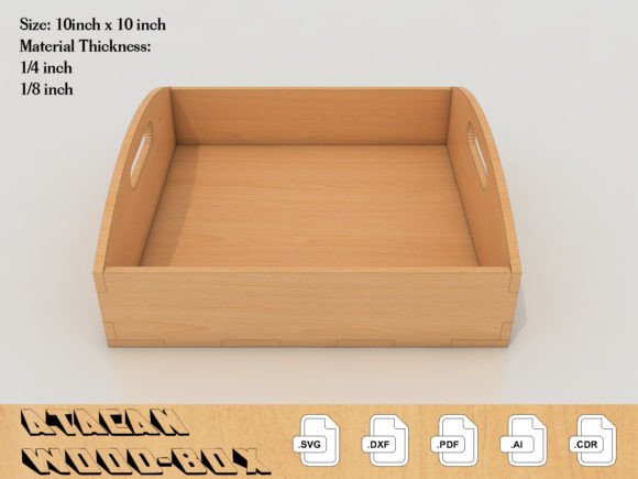 Download Tray Plywood Lightburn Vector Cut Files - Vector cut files Collection