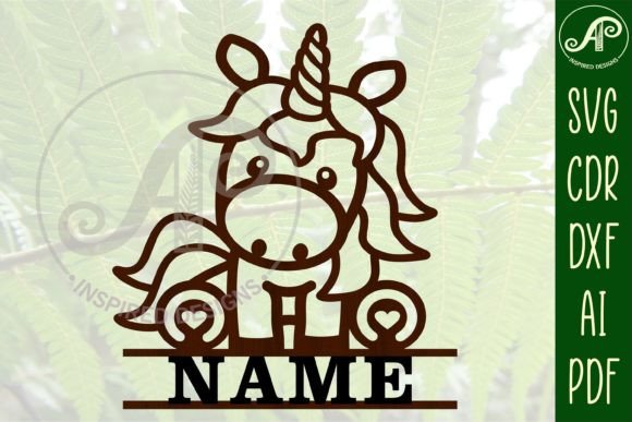 Download Unicorn Name Sign SVG Cute Cartoon SVG - Unicorn name sign svg Collection