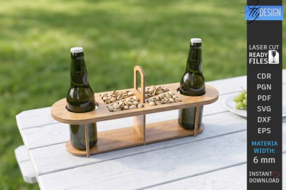 Download Outdoor Beer Picnic Table Laser Cut |CNC - Premium Resources