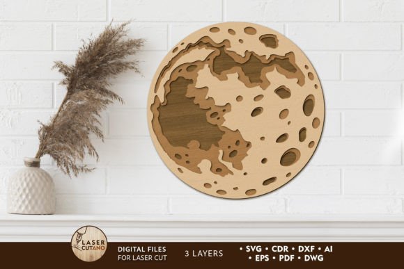 Download Moon Decorative Wall Panel Template - Wall panel Collection
