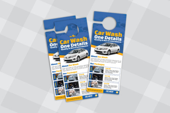 Download Car Wash Company Door Hanger Template - Door hanger template Collection